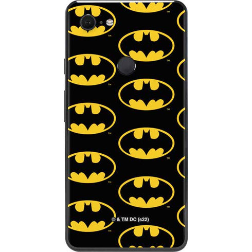DC Comics Batman Logo Pattern Google Pixel 3 XL Skin